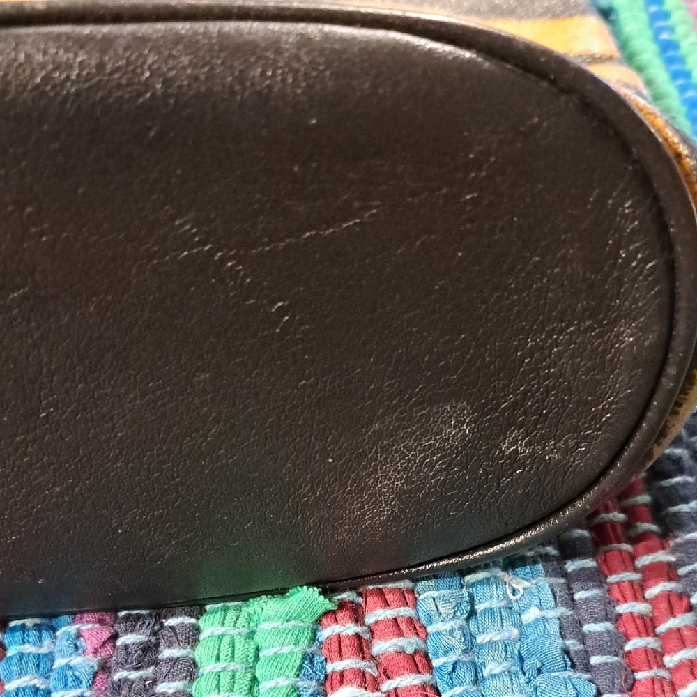 Leather Painted Tiger Pattern Shoulder Bag - Picture 4 of 8